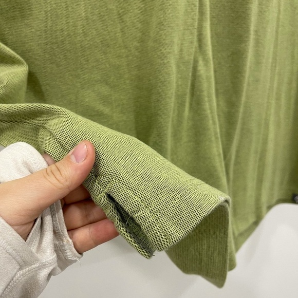 Eddie Bauer Travex Polo Shirt Green Short Sleeve L - Picture 4 of 9